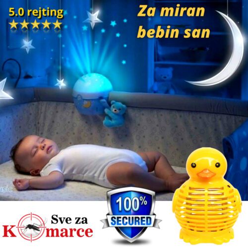 Dečija lampa u obliku patkice protiv komaraca