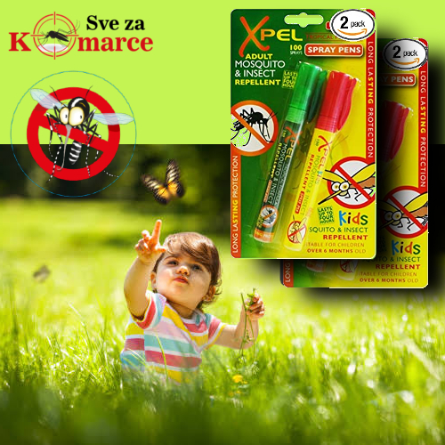 Xpel sprej olovka protiv komaraca set 2 komada